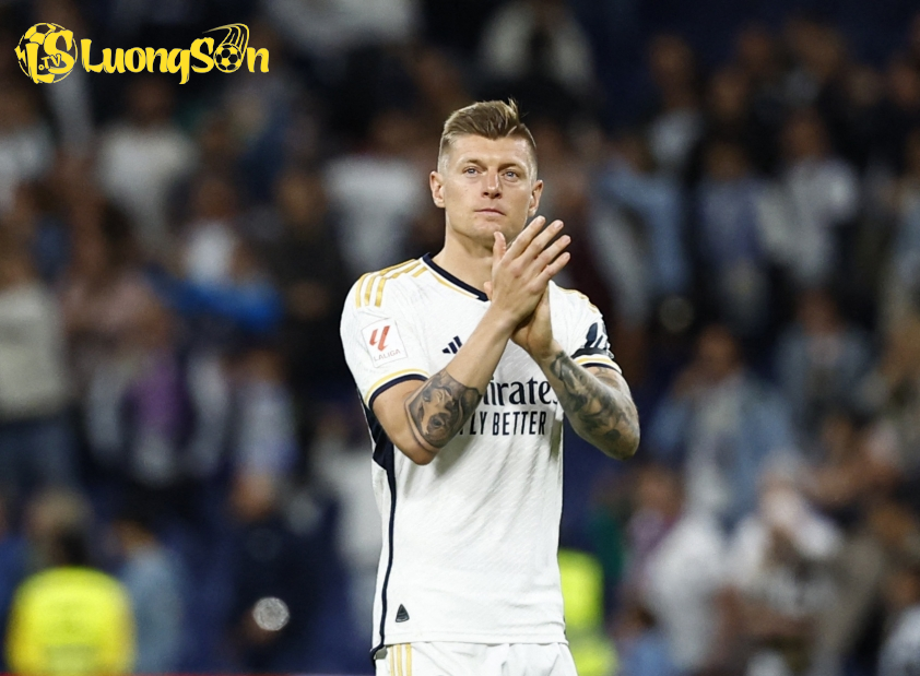 Real Madrid thực sự đã loay hoay khi không còn Kroos trên sân. (Nguồn: Twitter)